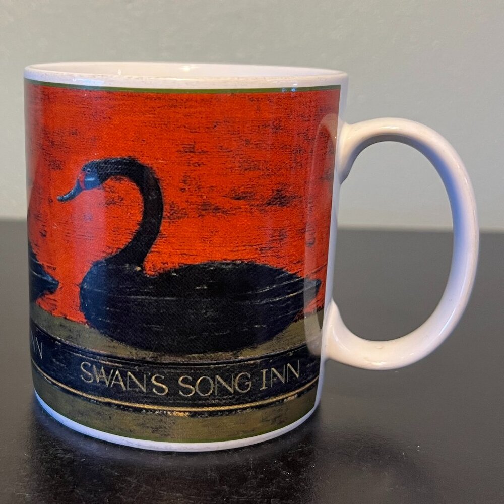 SAKURA Warren Kimble Swan's Song COUNTRY INNS COLLECTION Ceramic Coffee Cup Mug